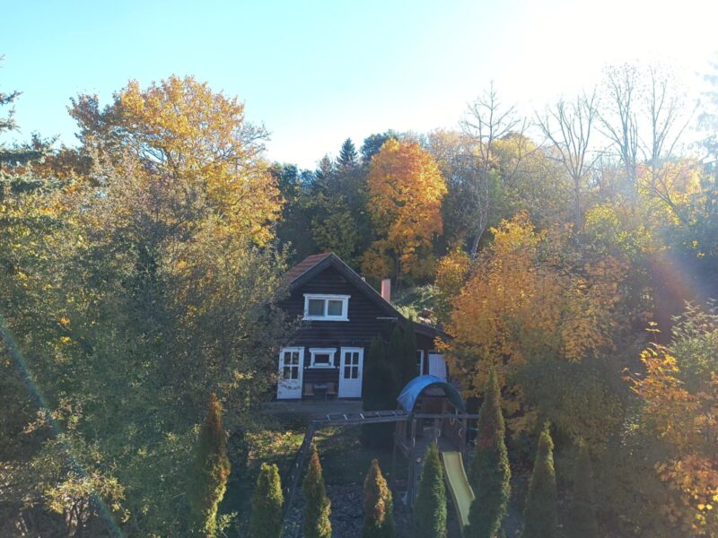 Rönkházacska - ősszel